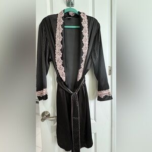 Sensara black and pink robe
